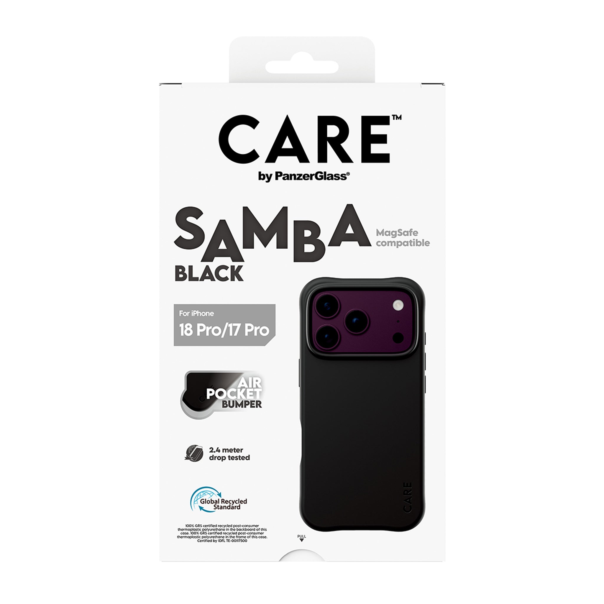 CARE™ by PanzerGlass® Samba Case Sort m. MagSafe iPhone 18 Pro | 17 Pro